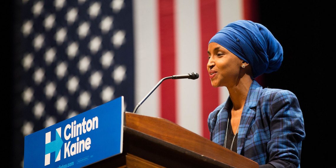 Ut mot Israel: Kongressmedlem Ilhan Omar kommer med kraftige beskyldninger mot Israel.