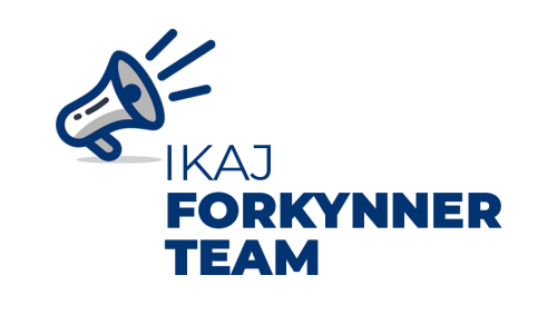 IKAJ forkynner team_LOGO BLÅ