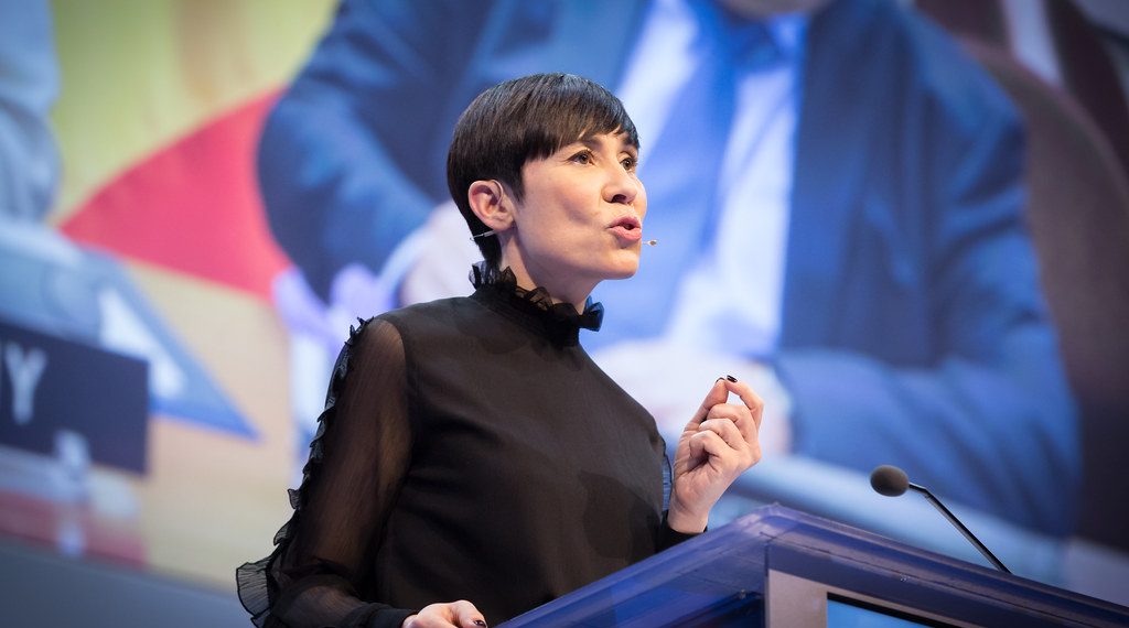 Ine Marie Eriksen Søreide (foto: Hans Kr. Thorbjørnsen, i Flickr).