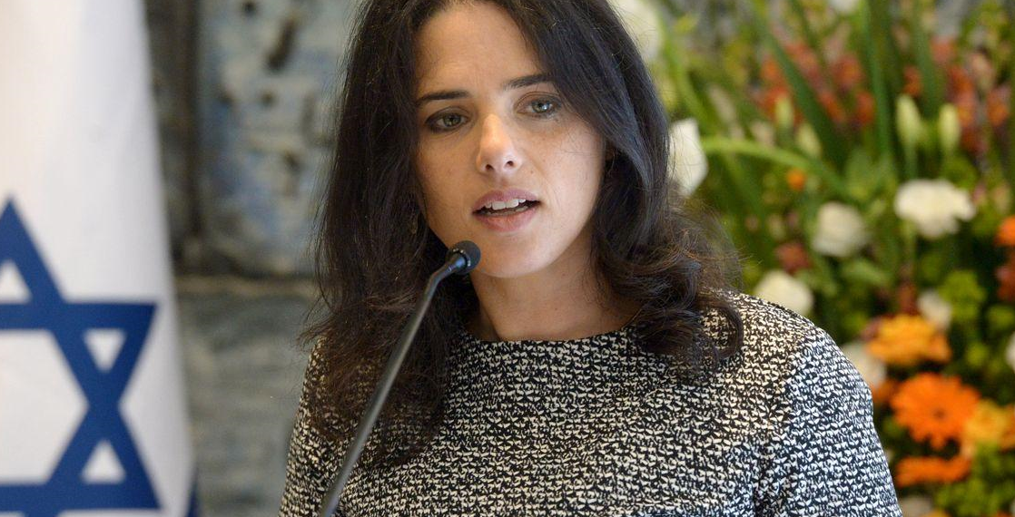 Israels innenriksminister Ayelet Shaked. Foto: Wikimedia Commons.