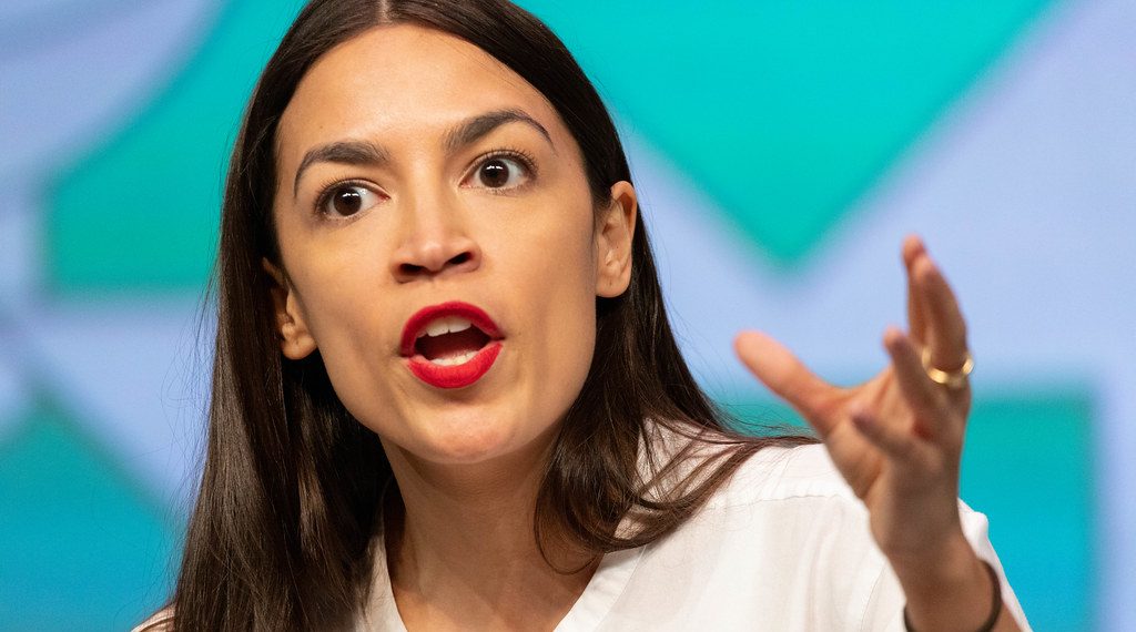 Alexandria Ocasio-Cortez - anti-israelsk ekstremist i den amerikanske Kongressen. Foto: Ståle Grut/https://nrkbeta.no/, i Flickr.