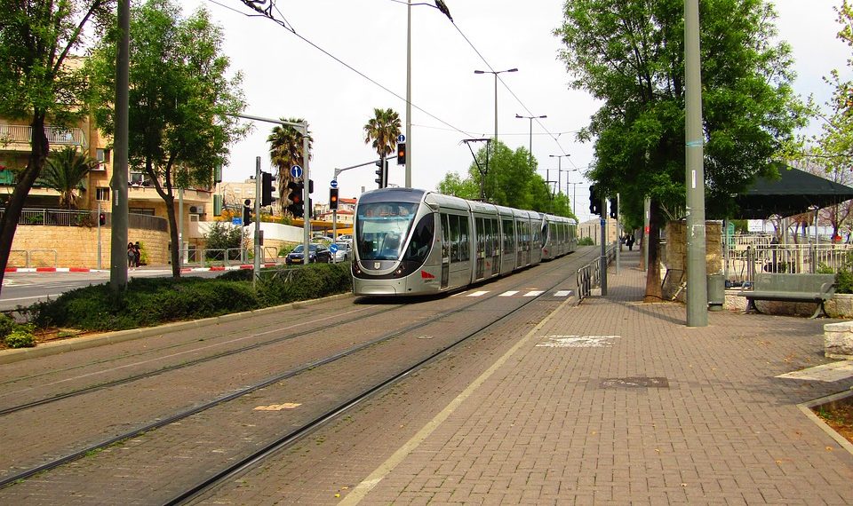 City Light Train Jerusalem. Free photo PIXABAY.