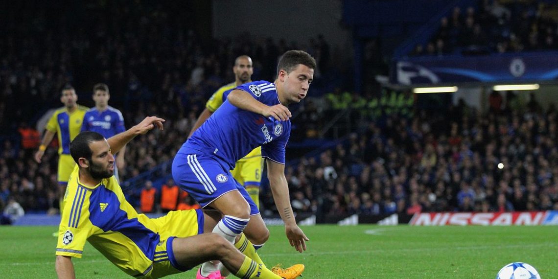 Fra Champions League-kamp mellom Maccabi Tel Aviv og Chelsea i 2015. Foto: https://www.flickr.com/people/109430286@N06.