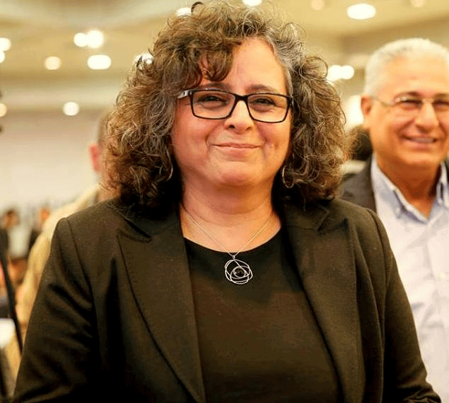 Knesset-medlem Aida Touma-Sliman. Foto: https://commons.wikimedia.org/wiki/File:%D7%A2%D7%90%D7%99%D7%93%D7%94_%D7%AA%D7%95%D7%9E%D7%90_%D7%A1%D7%9C%D7%99%D7%9E%D7%90%D7%9F.jpg.