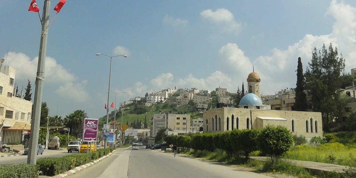 Fra den palestina-arabiske "flyktningeleiren" Jenin. Foto: Mujaddara - https://web.archive.org/web/20161024031129/http://www.panoramio.com/user/5162897?with_photo_id=50713731 / https://commons.wikimedia.org/wiki/File:Jenin_-_panoramio.jpg.