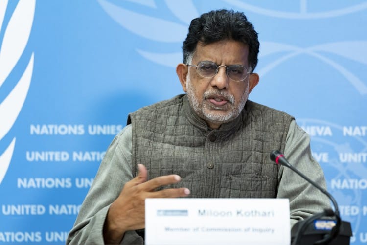 Miloon Kothari, leder av FN-kommisjon nedsatt for å fordømme Israel. Foto: UN Geneva - https://www.flickr.com/photos/unisgeneva/52144914017 (Creative Commons License 2.0).